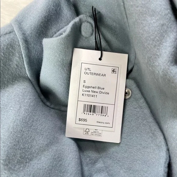 Theory Double Face Wool And Cashmere Utility Coat